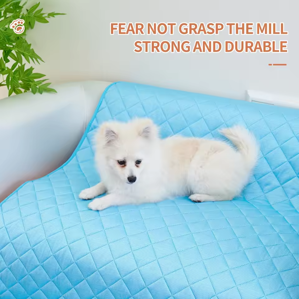 Self-Cooling Dog Bed Mat – Pressure-Activated Summer Relief Pad (6 Sizes)
